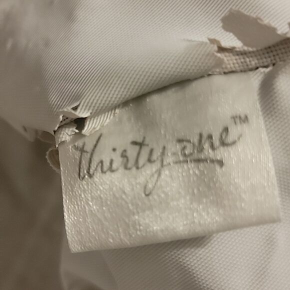 THIRTY-ONE BROWN DAMASK MEDIUM ORGANIZING UTILITY TOTE BAG - Picture 13 of 13